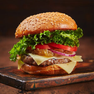Cheesy Beast Burger